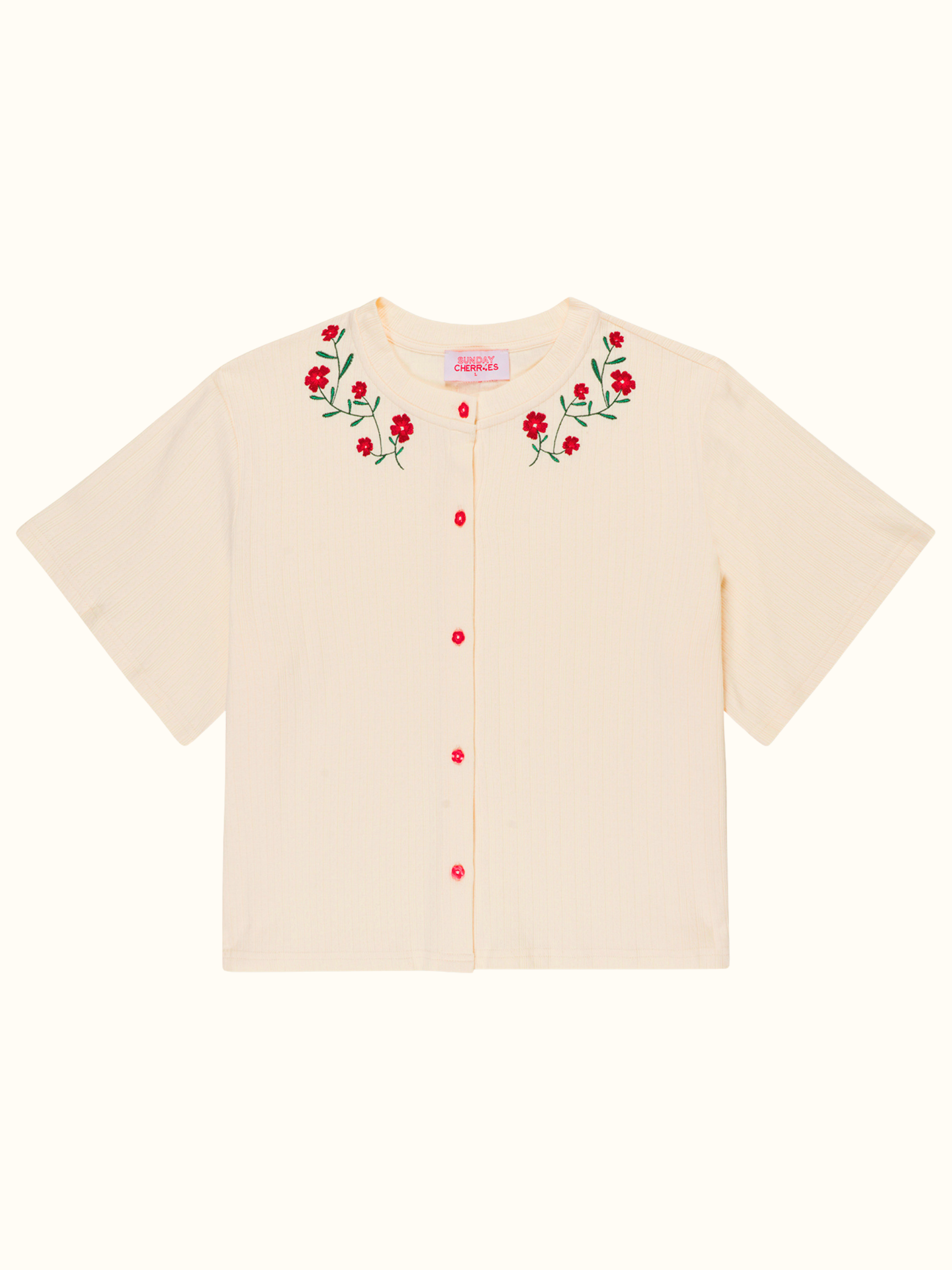 Picnic Pointelle Cardigan - Buttercream