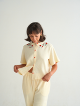 Picnic Pointelle Cardigan - Buttercream