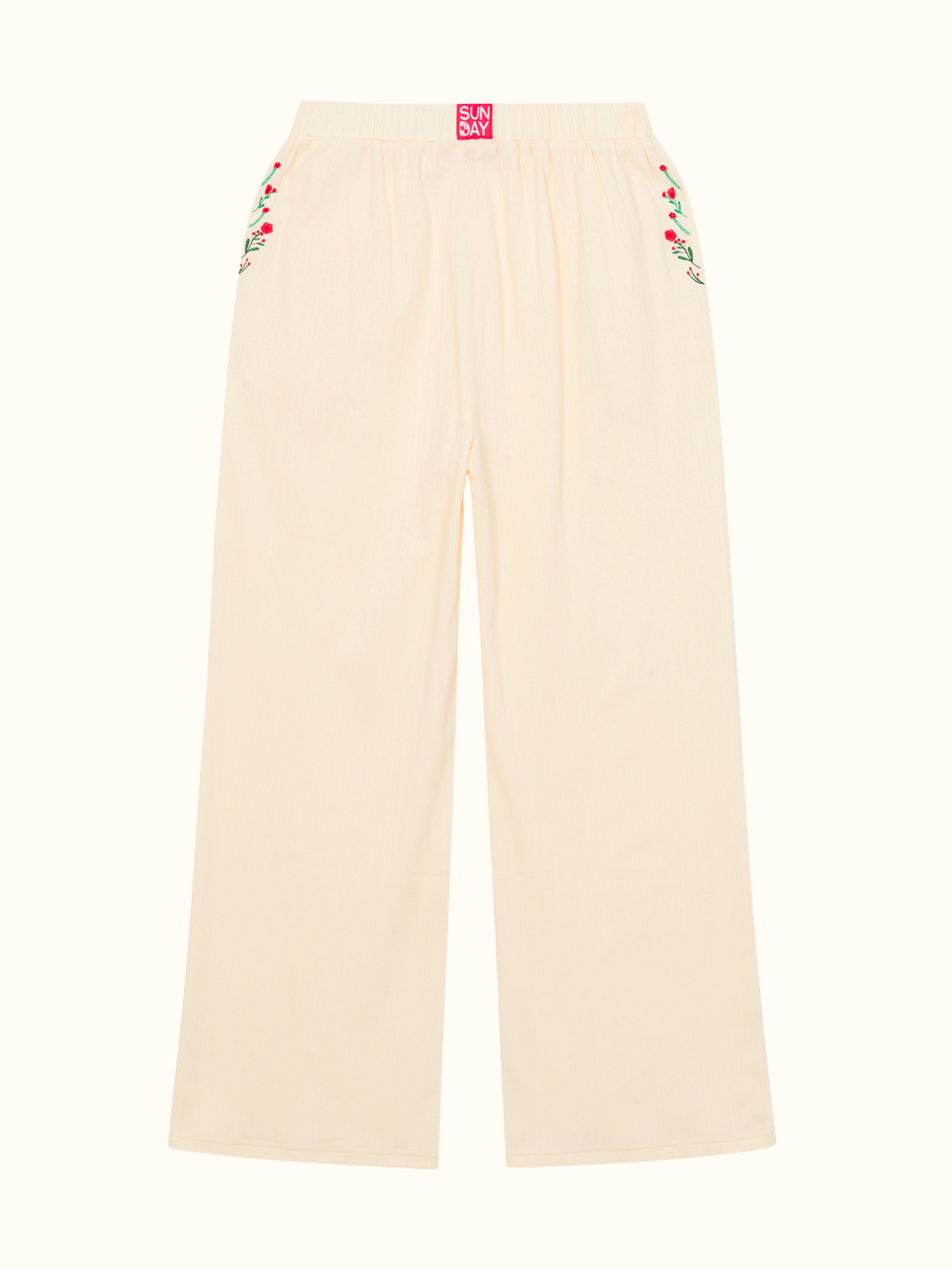 Picnic Pointelle Pant - Buttercream