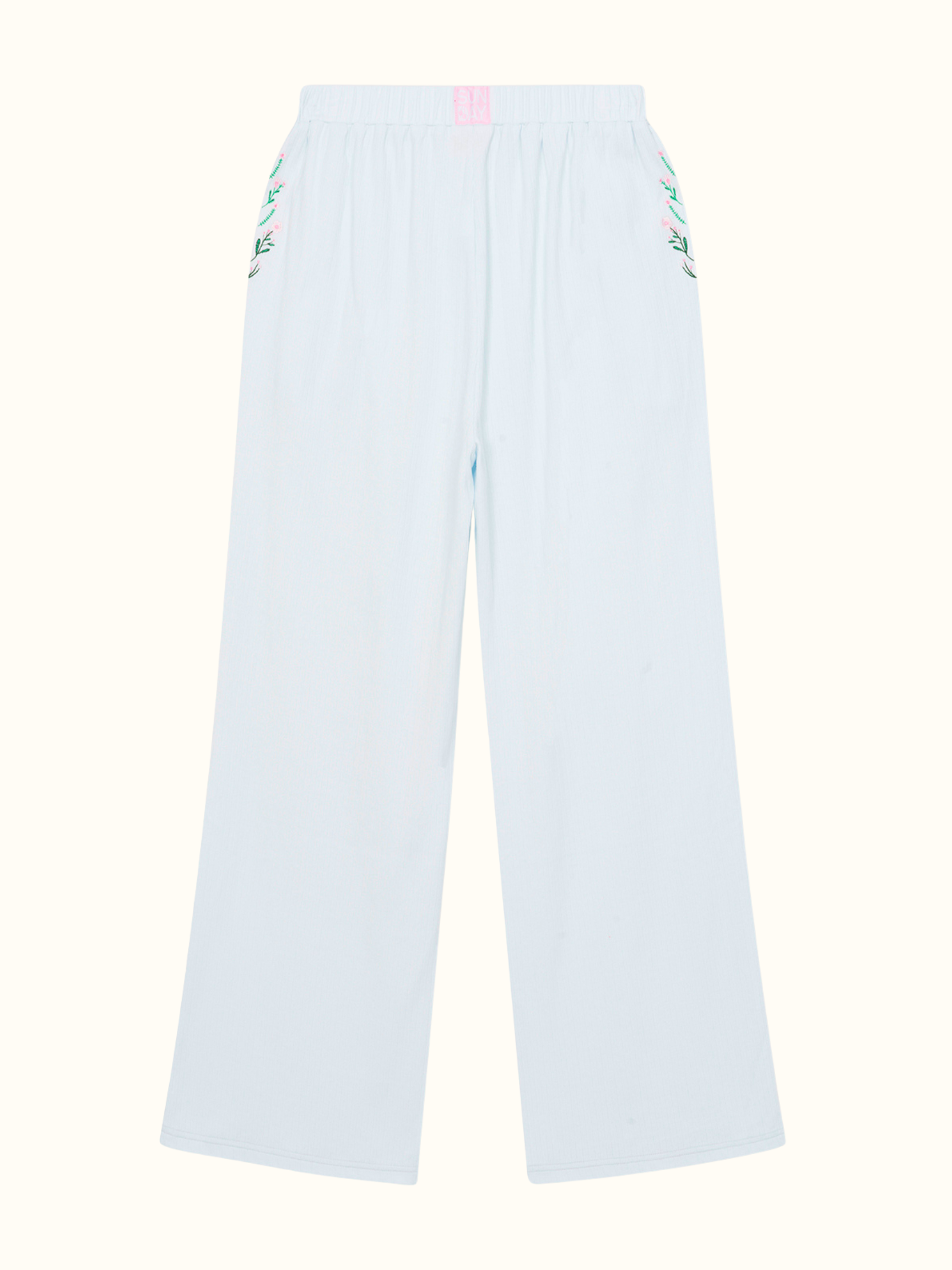 Picnic Pointelle Pant - Morning Mist