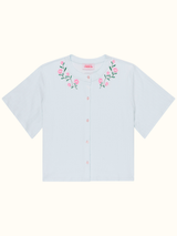 Picnic Pointelle Cardigan - Morning Mist