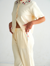 Picnic Pointelle Cardigan - Buttercream