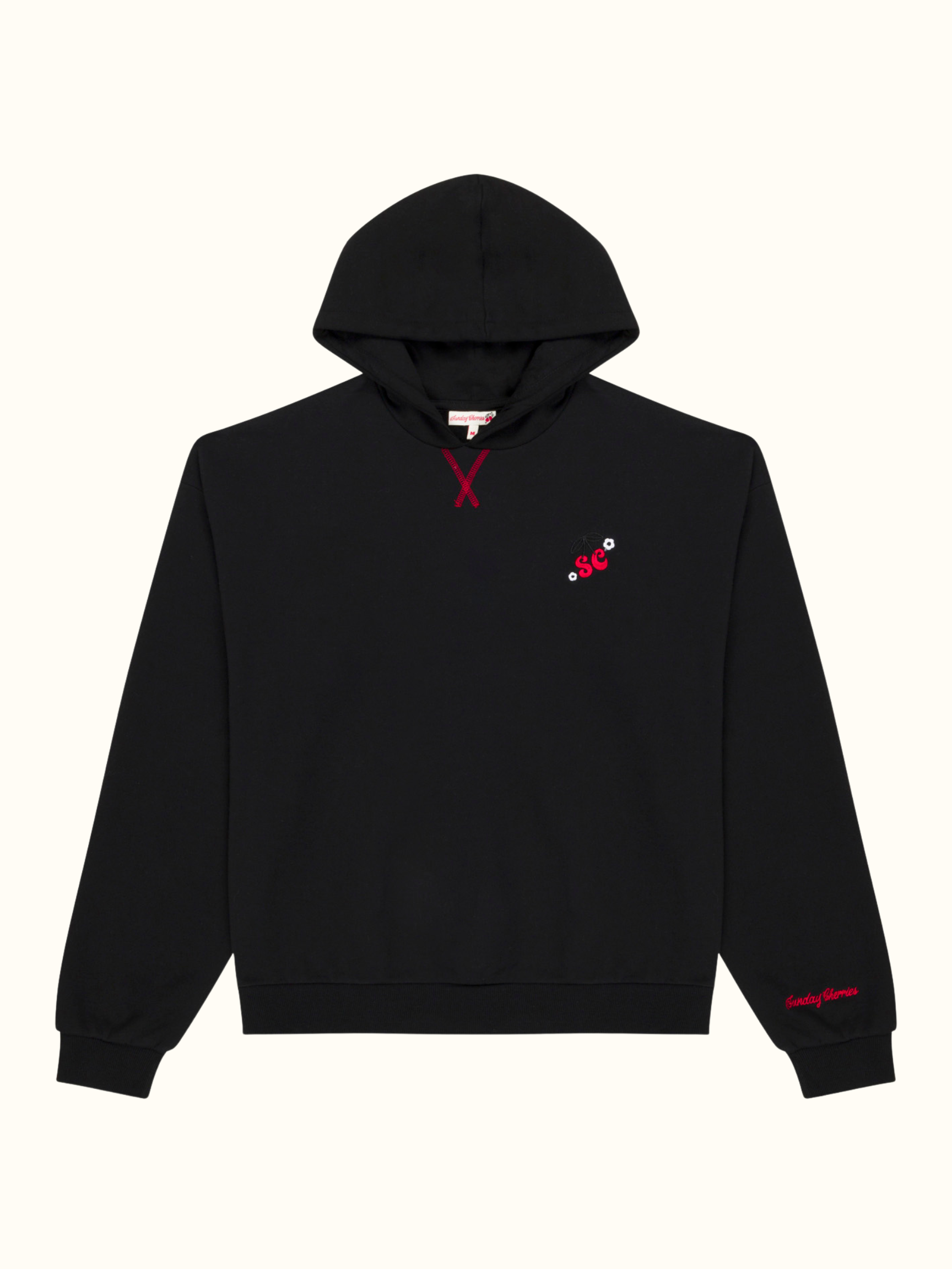 Classic Oversized Black Hoodie