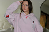 Sunday Cherries Pink Hoodie 🩷