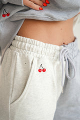 Contrast Split Sweatpants